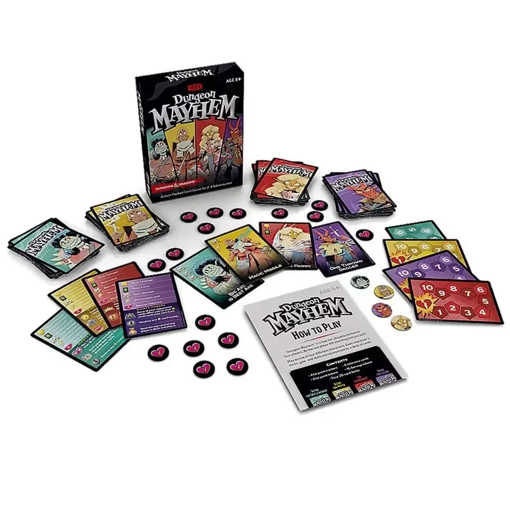 Baldur's Gate Dungeon Mayhem Board Card Game