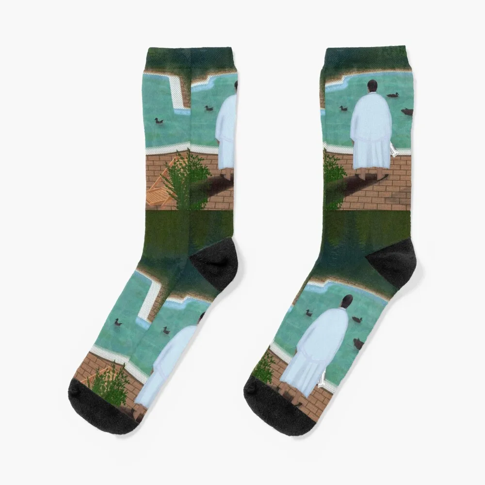 Him, with those ducks... Socks Stockings man Funny socks custom sports socks anime socks Men Socks Luxury Brand Women's kitten mittens socks moving stockings anime socks women men s