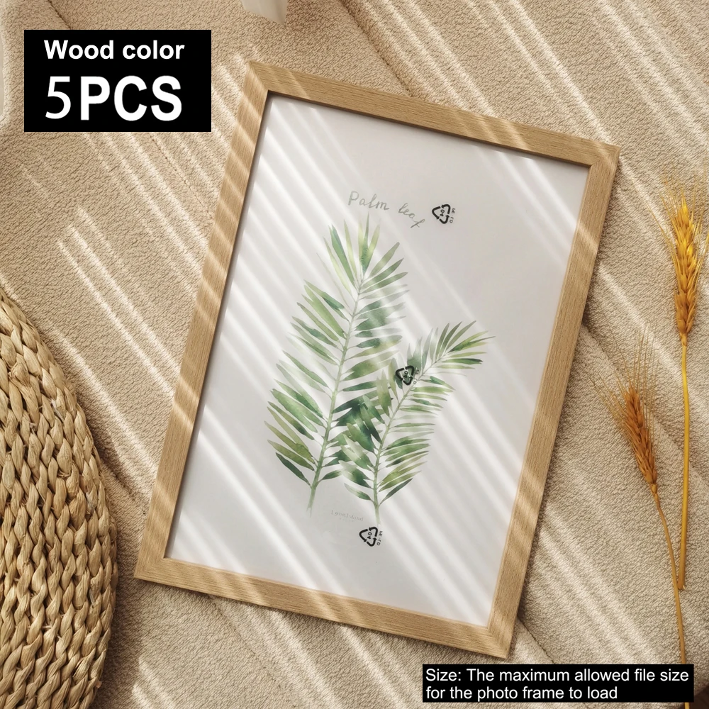 5-Piece Wooden Photo Frames 6