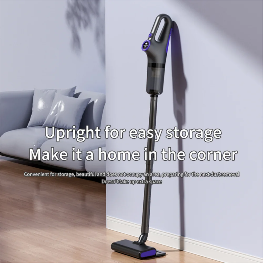 Portable Cordless Vacuum Cleaner 120W 15000PA Strong Suction USB Charging Handheld Vacuum for Household Use 6