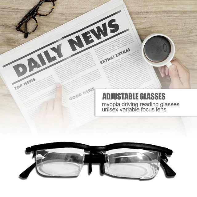 Adjustable 300 Degree TV Glasses Folding Far-Sightedness Magnifying Goggles  Reading Aid Tools - AliExpress