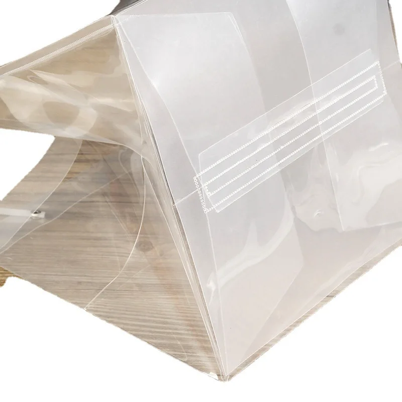 Cisas Transparent Floral Art PVC Gift Box Square PP Plastic Flower Bouquet Handbag Decorative Festival Supplies Gifts
