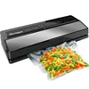 220V 110W Vacuum Sealing Machine Home Best Vacuum Sealer Fresh Packaging Machine Food Saver Vacuum Packer Include 5Pcs Bags Free 1