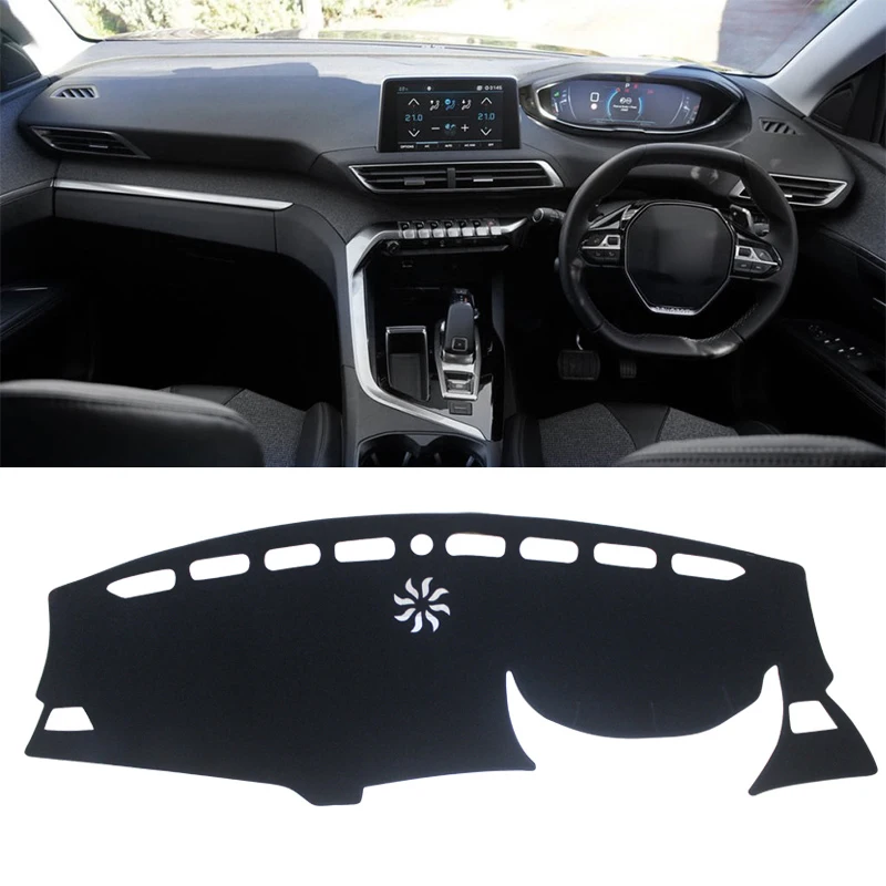 Premium Car Dashboard Cover Mat - Anti-UV Light-Blocking Protection Carpet
