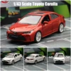 1/43 Toyota Corolla Hybrid Toy Car For Children Diecast Metal 1:43 Miniature Model Pull Back Educational Collection Gift Boys 1