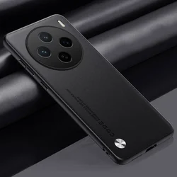 Exquisite Leather Luxury Camera Protection Case for Vivo x200 ultra (Black)