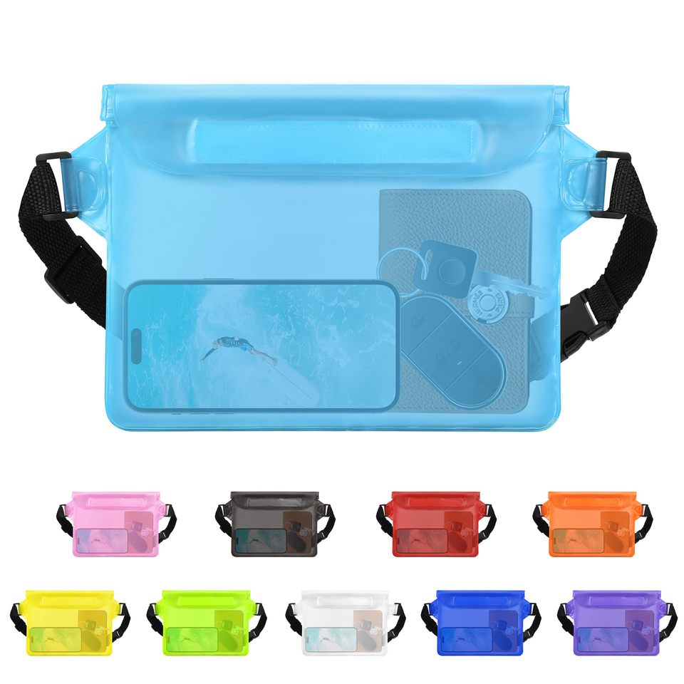 Waterproof Beach Bag Sandproof Fanny Pack for Women Floating Dry Bag for Phone Passport Travel Swimming Boating Fishing Surfing