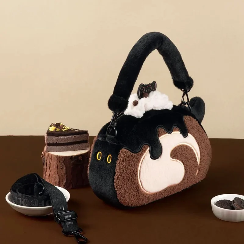 Teenage Girls Bread Bags for Woman Lolita Plush Crossbady Bag Versatile Bolsos mujer Original Sac Femme Sweet Gift Bolsas - 5