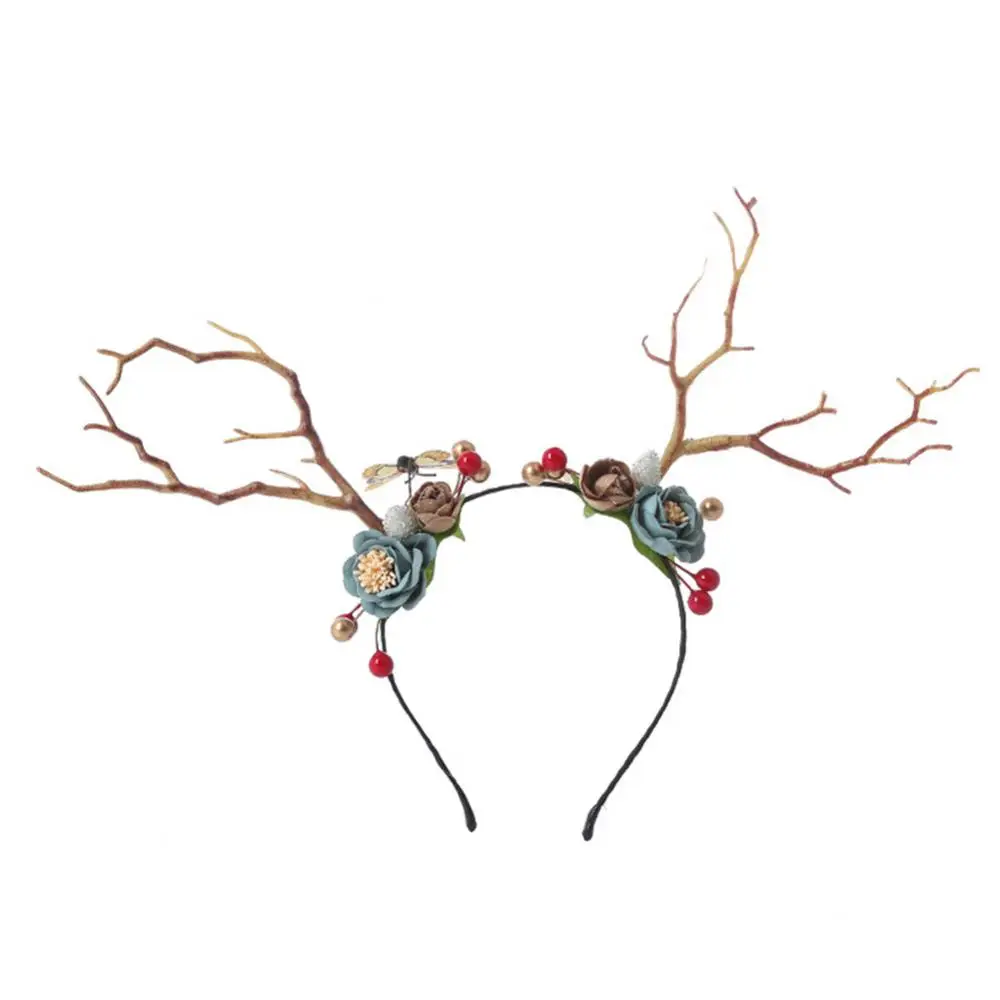 Christmas Headbands Santa Tree Elk Antlers Headband Kids Adult Headwear Reindeer Ornaments Christmas Decorations Party Cosplay