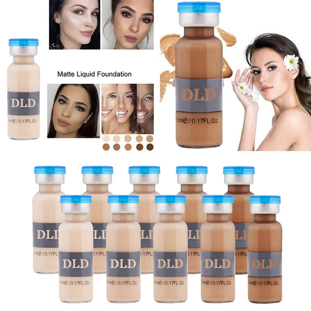 Korean 5pcs BB Cream Glow Serum Pigment Starter Kit Peptide Facial Foundation Cream Hyaluronic Acid Moisturizing Skin Care 2
