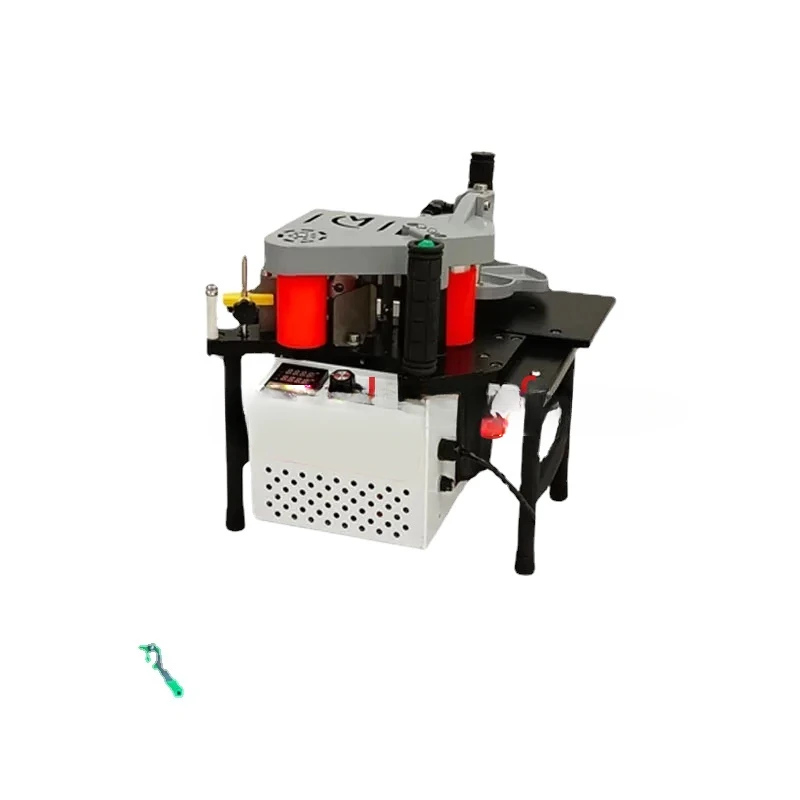 

For 1200W Small Manual Edge Banding Machine Double Side Gluing Portable Edge Bander Woodworking Equipment 220V