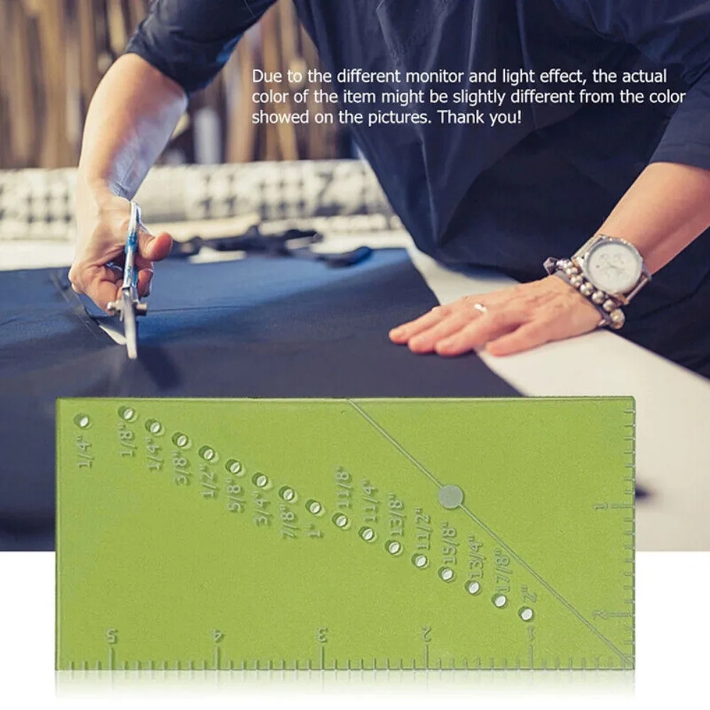 Perforated Seam Acrylic Seam Guide Ruler Seam Allowance Guide Rulers