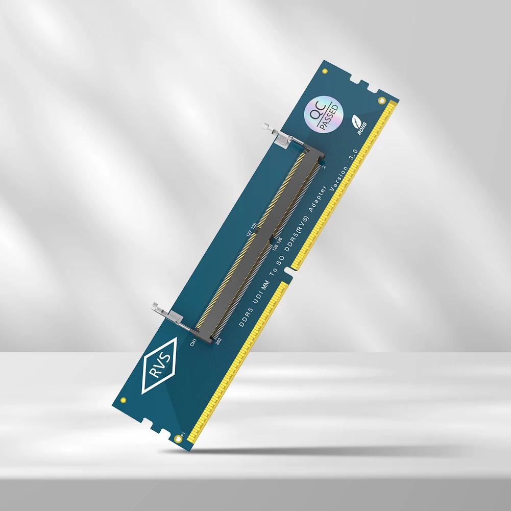 DDR5 RAM Adapter for Laptop to Desktop Conversion with Overcurrent Protection