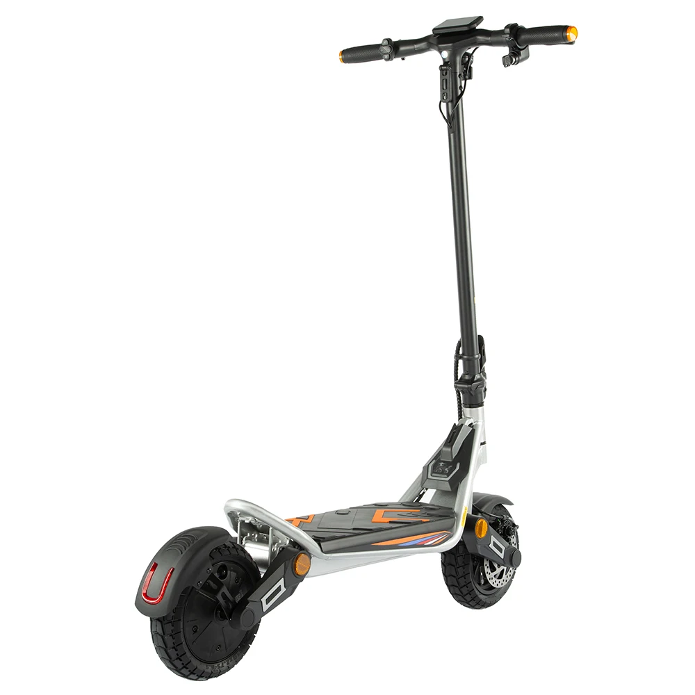 Scooter elettrico pieghevole Kukirin A1, motore da 800 W, batteria 48 V 13 Ah, pneumatico a vuoto da 10 pollici, velocità massima 45 km/h, portata 45 km, freno a disco - immagine 2