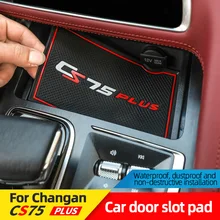 

Anti-Slip Gate Slot Mat Interior Door Cup Non-slip Pad Silicone Car Accessories For Changan CS75 PLUS 2020 2021
