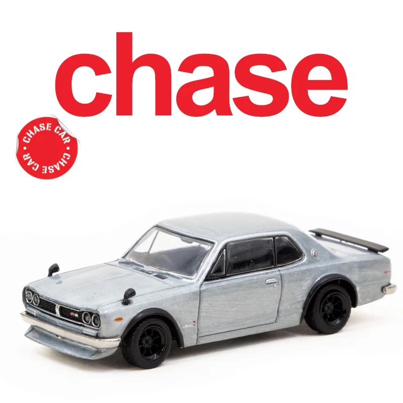 Tarmac Works 1:64 TW Skyline 2000 GTR KPGC10 Black CHASE