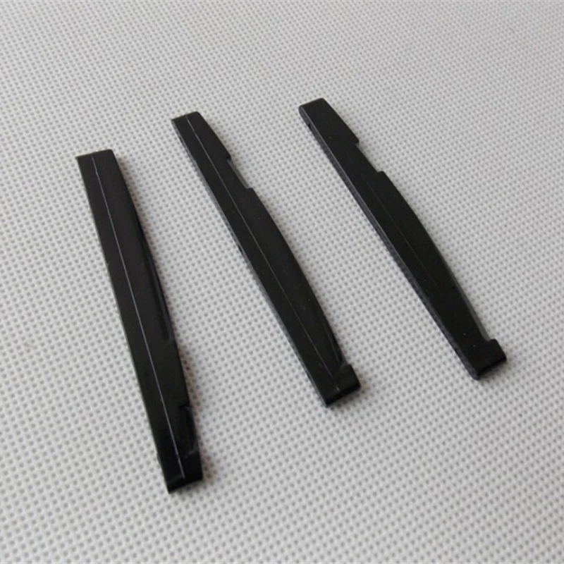 6 String Classical Guitar Saddle Nut Black/White Bone Bridge Acoustic Folk Replacement Spare Part