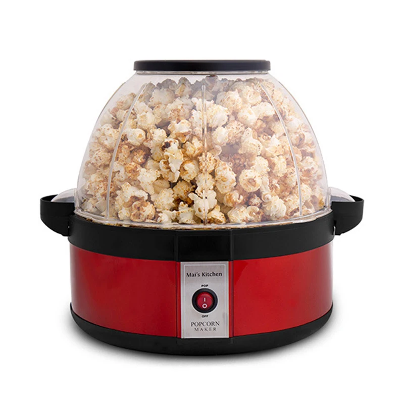 Household Popcorn Maker Machine High-end Oil Sugar DIY Popcorn Making Machine Bakeware Removable Washable Kitchen