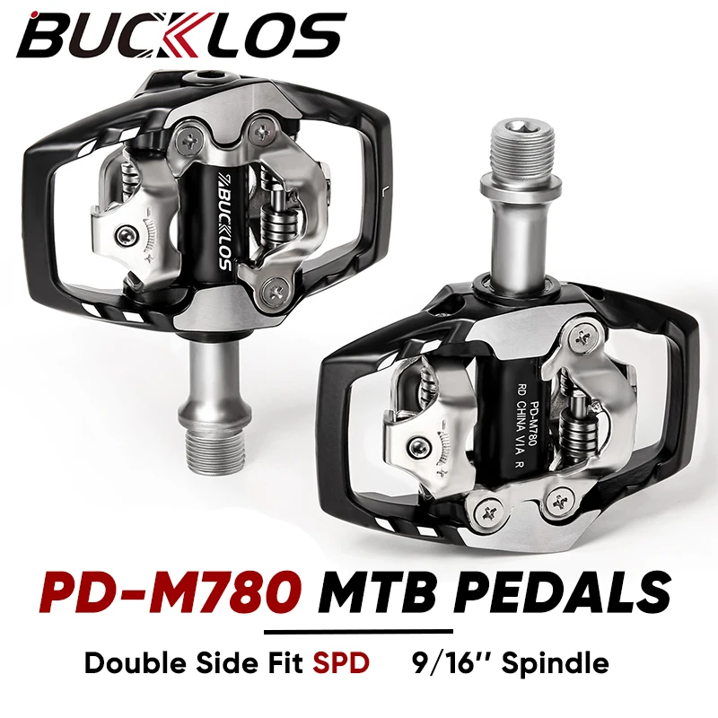 Pédales Clic PD-R870-CrMo Pédales Automatiques Vélo De Route BUCKLOS PD-R870 -CrMo - Compatibles Look Keo, Corps Nylon, Axe Cr-Mo Bmx Mbk