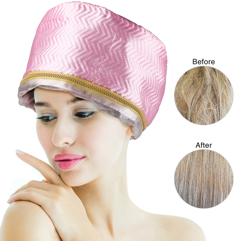 Thermal Treatment Hair Cap Heating Hair Steamer Nourishing Care Accessories Bonnets for Women Hair Dryer Home Spa Salon Styling