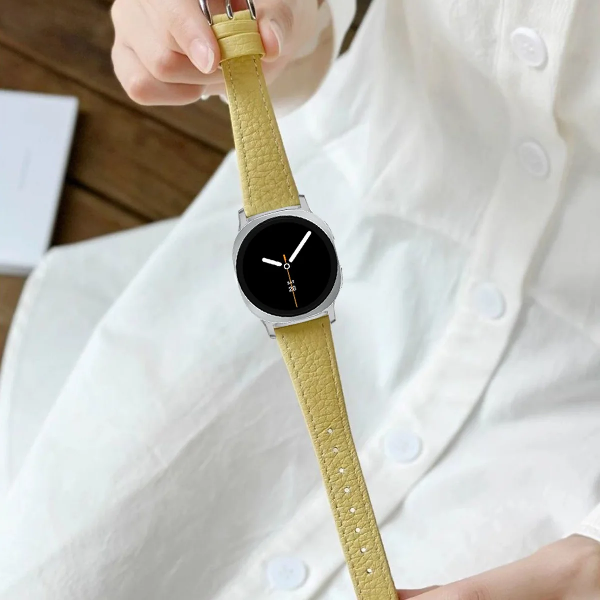 Premium Leather Strap Wristband - Classic Design, Quick Release