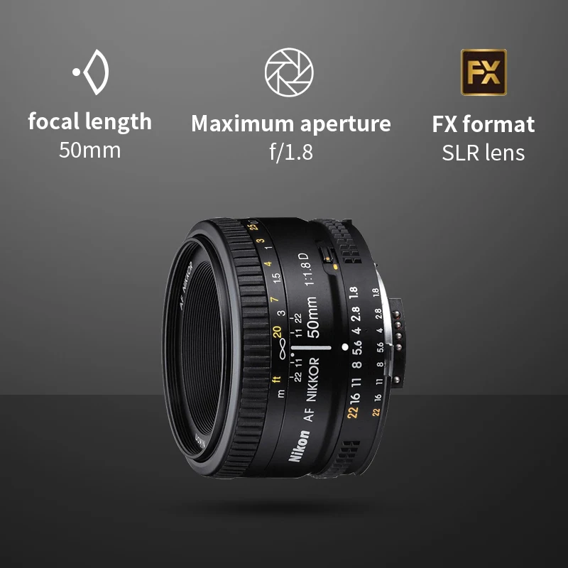 Nikon AF NIKKOR 50mm Lens for Nikon digital SLR camera d850