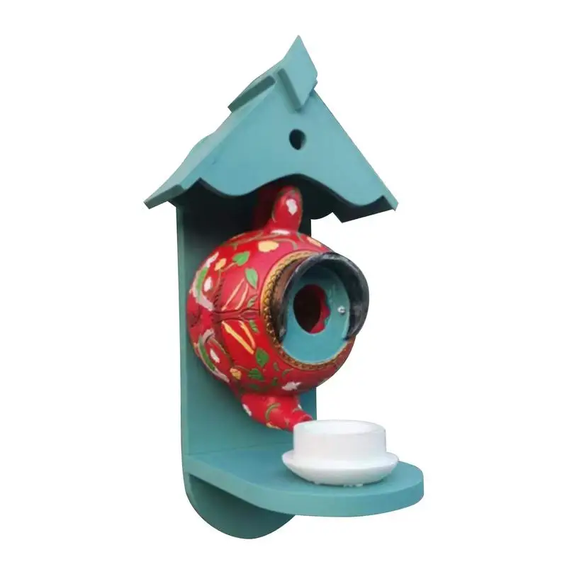 

Bird Houses For Garden Hangable Bird Feeder For Outdoor Colorful Decorative Bird Houses Cute Bird Feeder For Yard Garden Tree