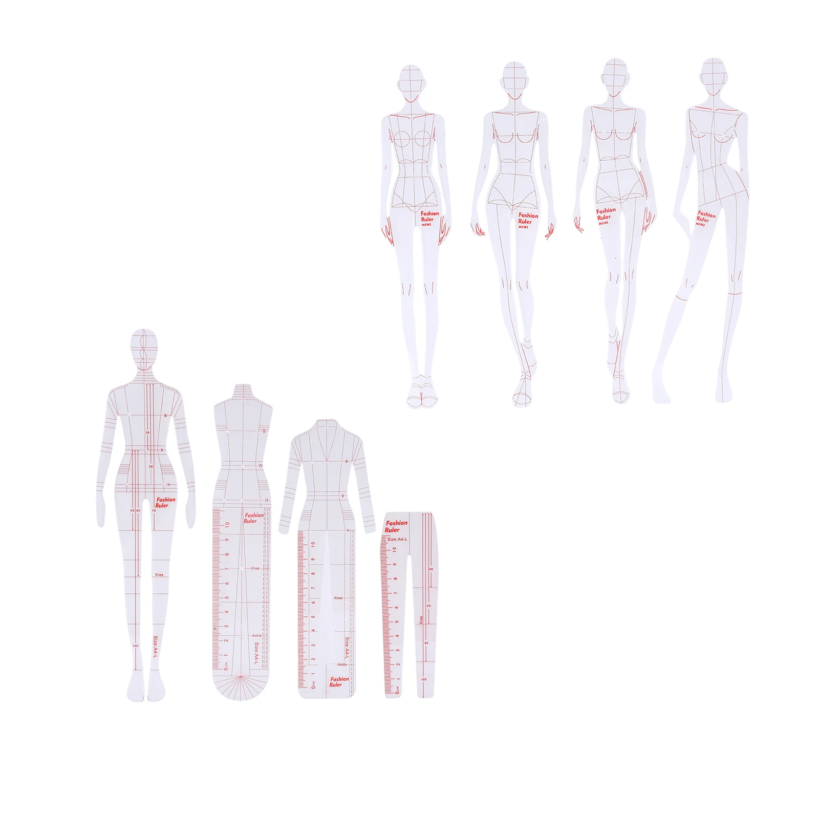Female fashion sketch template deals