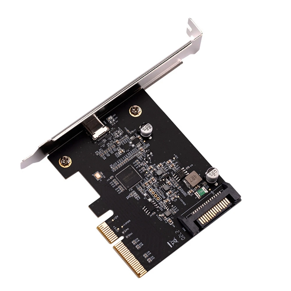 PCI-E to Type-C3.2USB 확장 카드, 변속기 허브, 데스크탑 서버 2 세대, 20Gbps