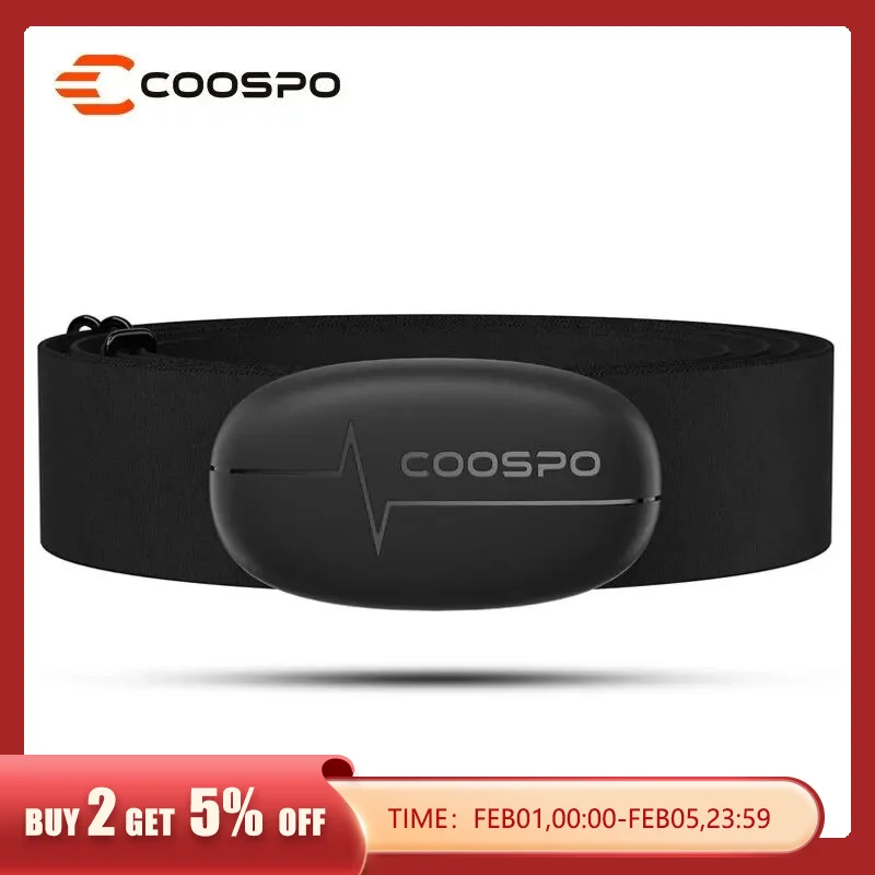 COOSPOH6MChestHeartRateMonitorStrapBluetooth40ANTHRMSensor
