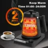 electric kettle New design hotel gooseneck coffee drip kettle hot water thermostat kettle 6