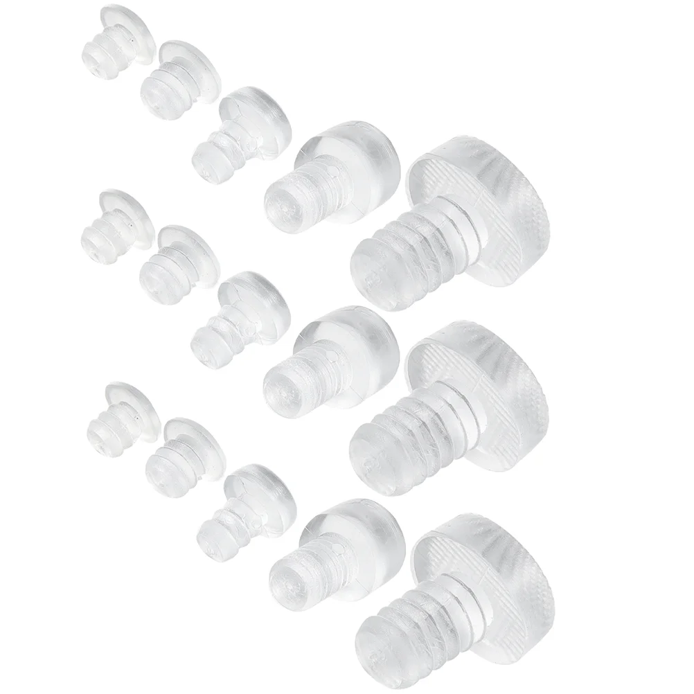 

75 Pcs Cabinet Bumpers Spacers Soft Stem Cupboard Door for Desk Mat Glass Table Top Non-slip Pads Stoppers
