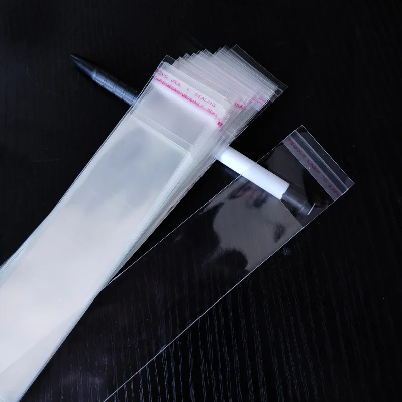 Transparent Self-Adhesive Ziplock Pouch for Jewelry, Candy, and Gift Packaging