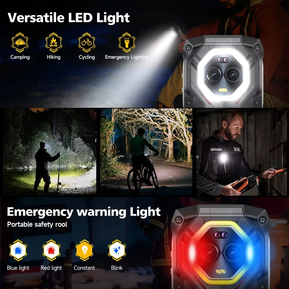 Ulefone Armor Mini 20,NFC,16 Гб(8+8) + 256 Гб,4G Rugged,6200 мАч,Android 14,33W Charge,64MP Night Camera,LED глобальная версия 3