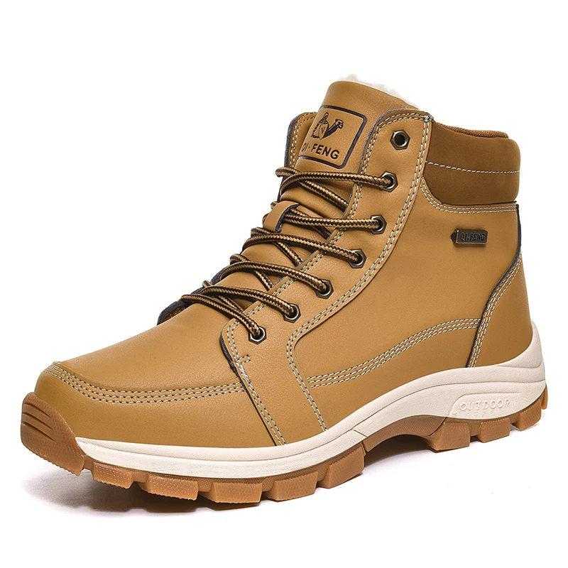 

Winter Leisure Work Safety Shoes Men Safety Boots Anti Slippery Warm Work Shoes Sneakers Outdoor Climbing Boots