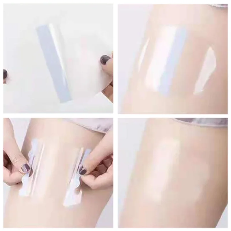1/6/12/18pc Thigh Tapes Unisex Disposable Transparent Invisible Body No-friction Pads Patches For Outdoor Anti-wear Paste Thigh