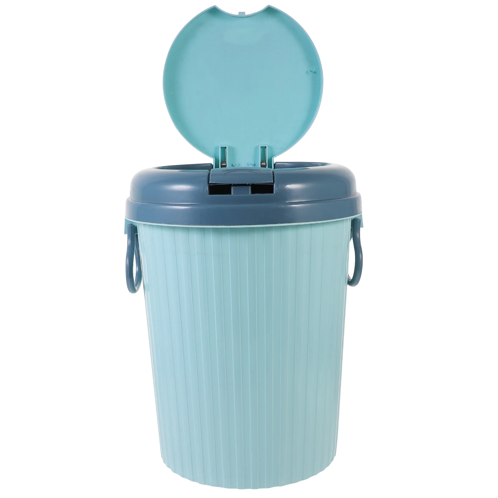 

Trash Can with Lid Plastic Garbage Can Trash Bin Wastebasket for Bathroom