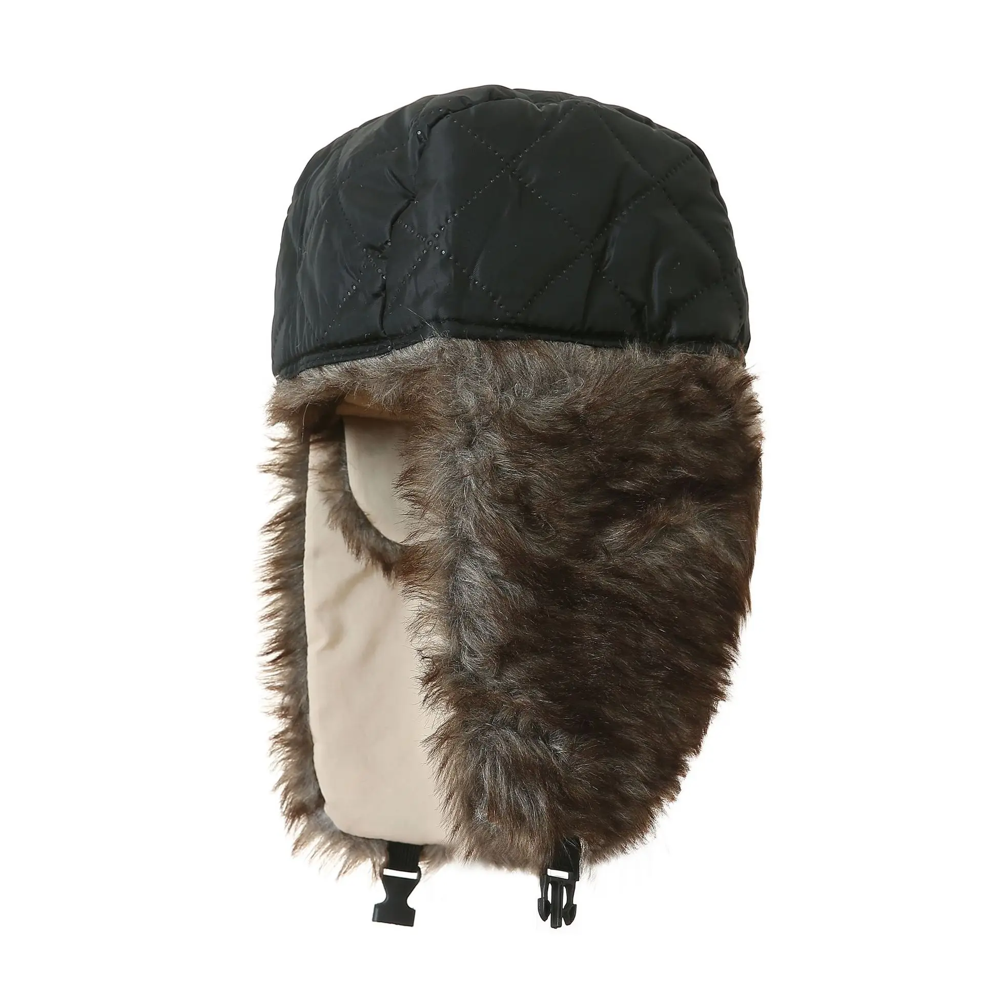 Mens Women Unisex Warm Trapper Aviator Trooper Earflap Winter Hat Faux Fur,earflap hat