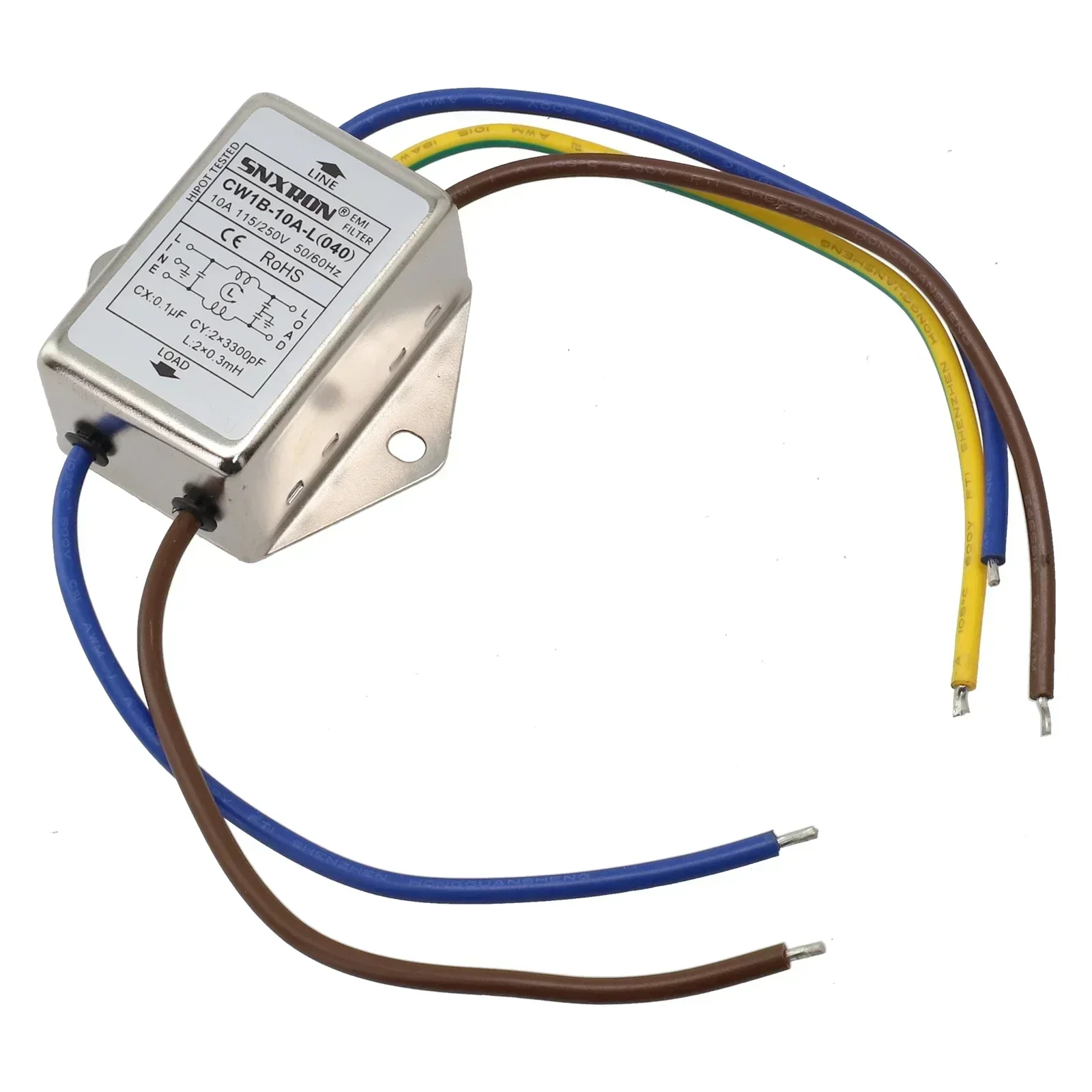 Perfect Defense Against High Interference Suppression With Power Filter EMI Line Audio Purifier CW1B L 3A/6A/10A 3