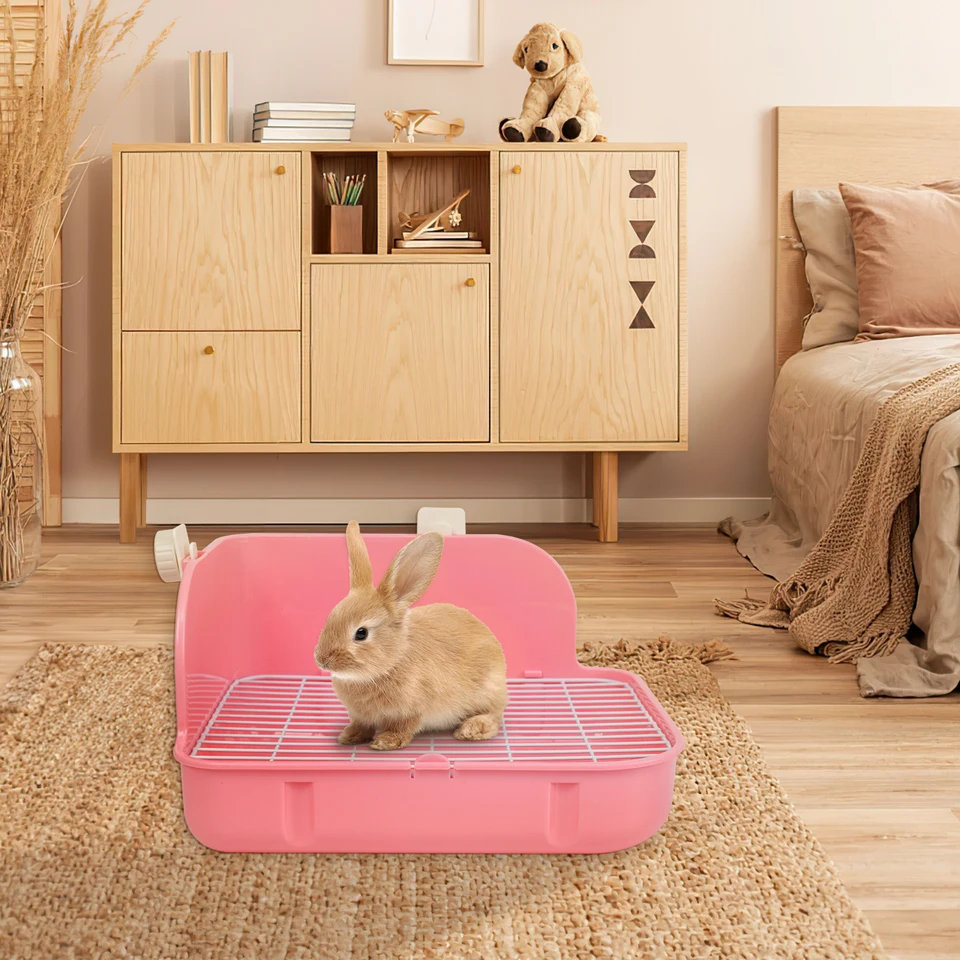 Caja De Arena MMBOX Para Jaulas De Conejo, Fácil De Limpiar, Para Animales Pequeños, Conejos, Conejillo De Indias O Hurones