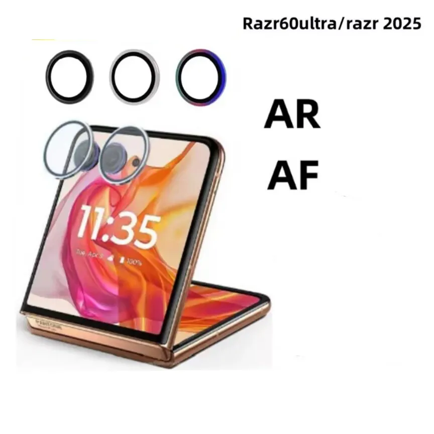 Premium Rear Alloy Camera Protector with 9H Glass & Metal Lens Frame Ring