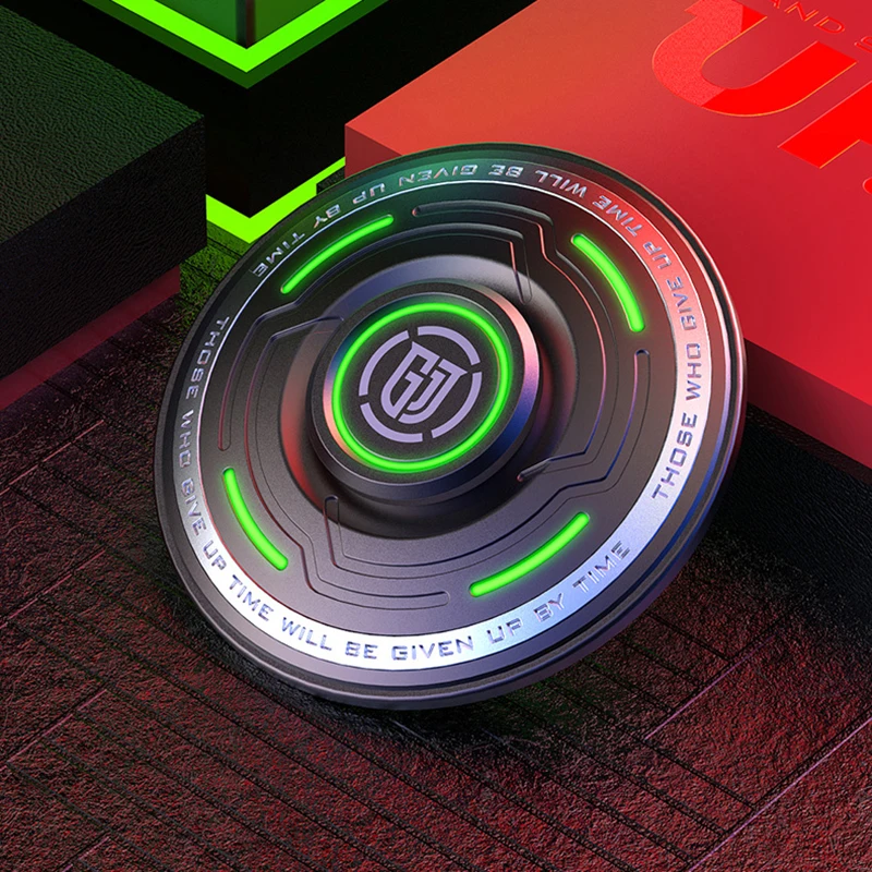 

Metal Fidget Spinner for Adults and Kids Stress Anxiety Toys need Absorb Light then Release in Dark