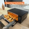 1800W Air Fryer Toaster Oven, Fabuletta 10-in-1 Countertop Convection Air Fryer Oven,Flip Up & Away Capability for Storage Space 3