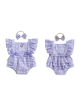 Toddler Girls Black Cat Costume Romper with Tail and Ears Headband Halloween Outfit Set for Baby Girls 0-24 Months 2