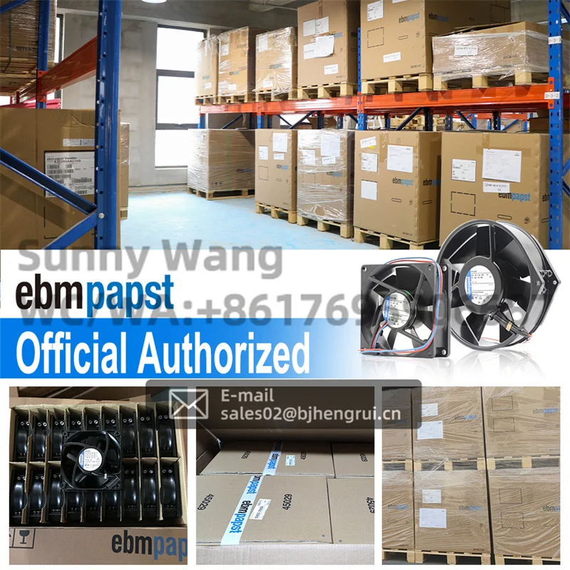 ebmpapst 4314/19-189 119x119x32mm 12cm 4.6W 24V DC 2800rpm 0.19A 606CFM 볼 베어링 로봇 캐비닛 축류 냉각 팬