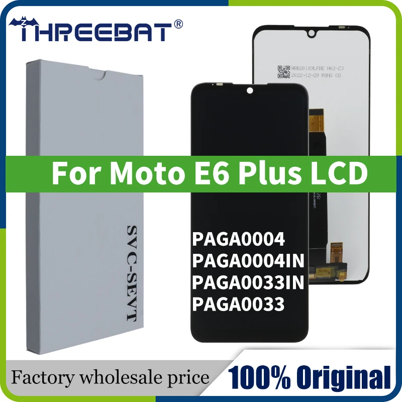 Pantalla LCD Original de 6,1 pulgadas para Motorola Moto E6 Plus