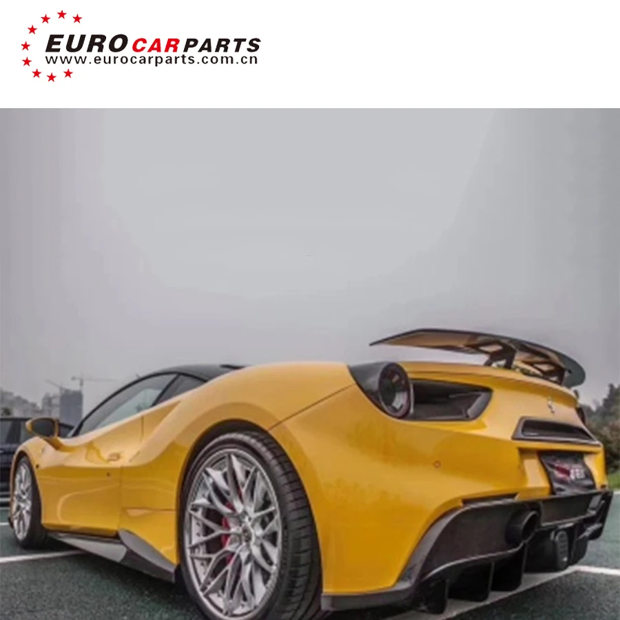 

Auro автомобильные аксессуары, задний спойлер, сухое углеродное волокно, задние багажники, производители крыльев багажника 488 GTB N Style