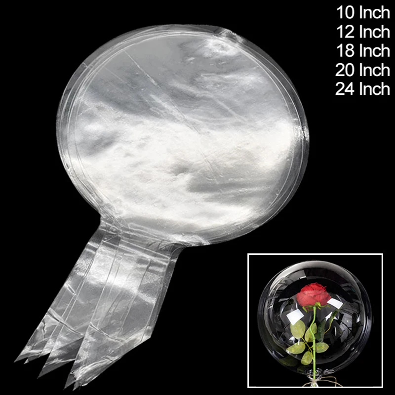 

30pcs Transparent Bobo Balloons Inflatable Globos Wedding Birthday Party Baby Shower Decoration Ballons Kids Toys 10-24inch