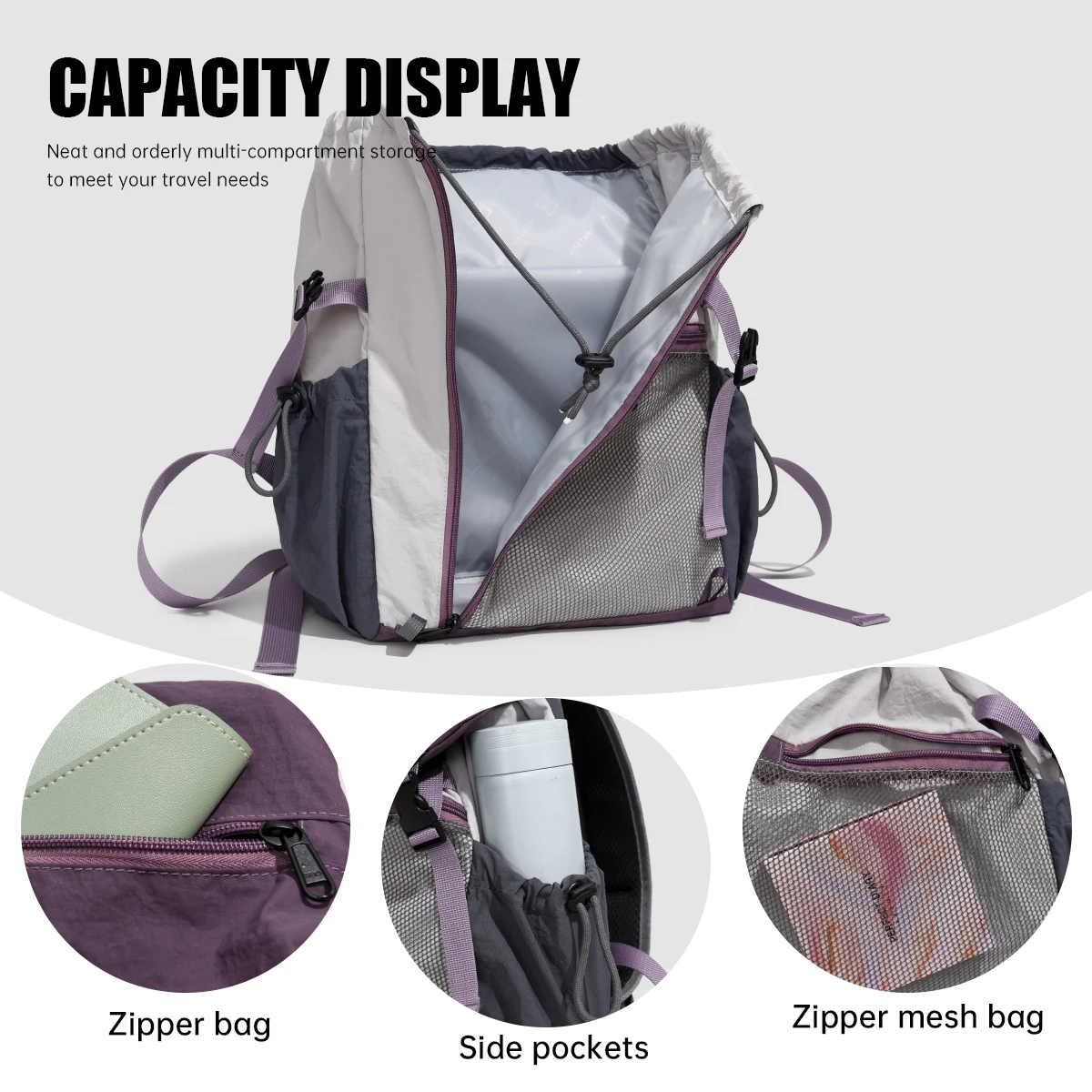 Small Outdoor Backpack for Women, Lightweight, Ultra-Lightweight, Waterproof Hiking and Mountaineering Backpack, College Student Bag, High School Student, Junior High School Student