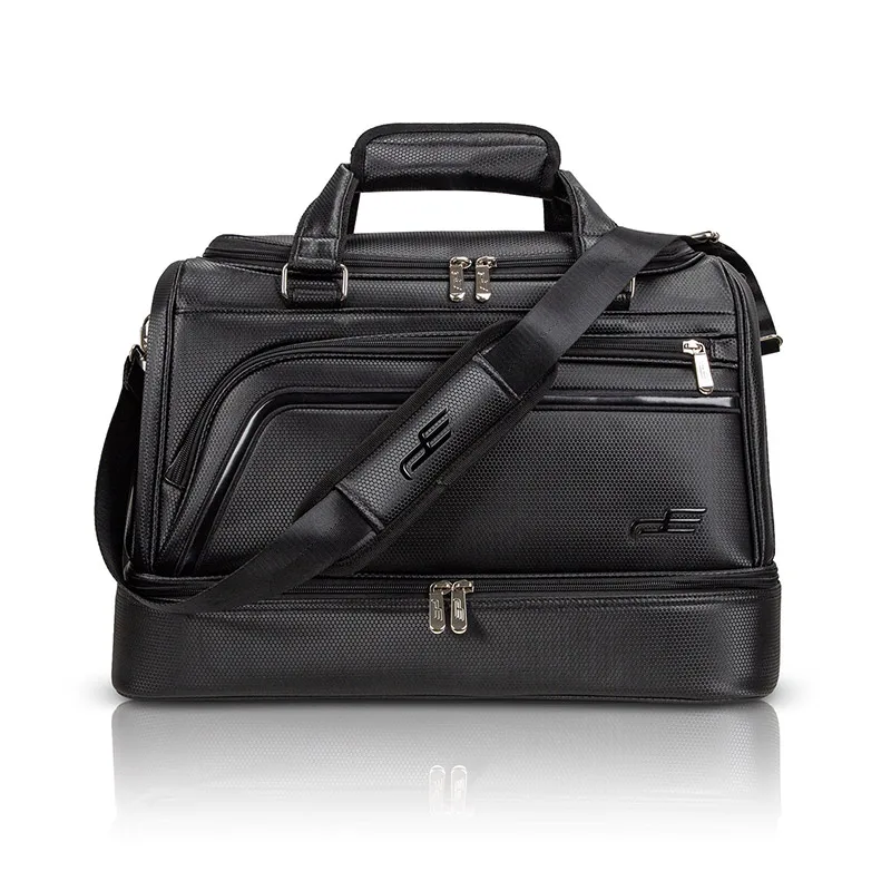 PLAYEAGLE Golf Boston Bag for Men Women PU Clothing Bag with Separated Shoes Compartment Sports Travel Aviation Luggage Bag